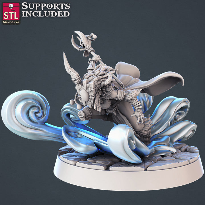 Dungeons & Dragons - STL Miniatures - Genasi Set