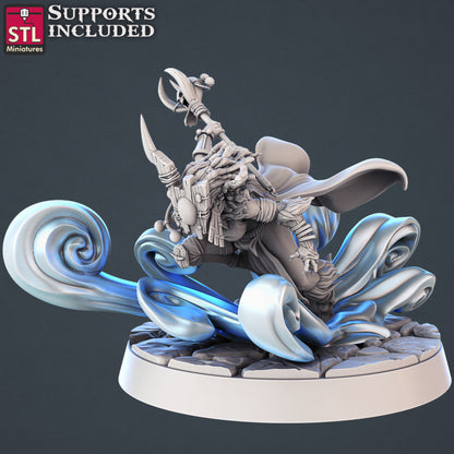 Dungeons & Dragons - STL Miniatures - Genasi Set