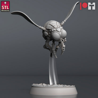 Dungeons & Dragons - STL Miniatures - Giant Flies (4 Figurer)