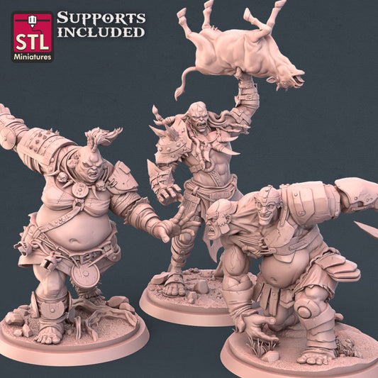 Dungeons & Dragons - STL Miniatures - Giants Set