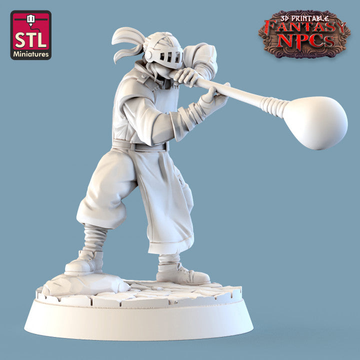 Dungeons & Dragons - STL Miniatures - Glassblower Set