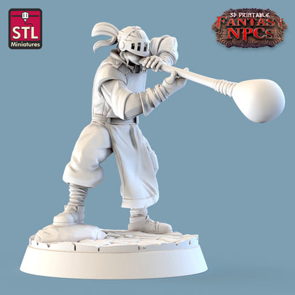 Dungeons & Dragons - STL Miniatures - Glassblower Set