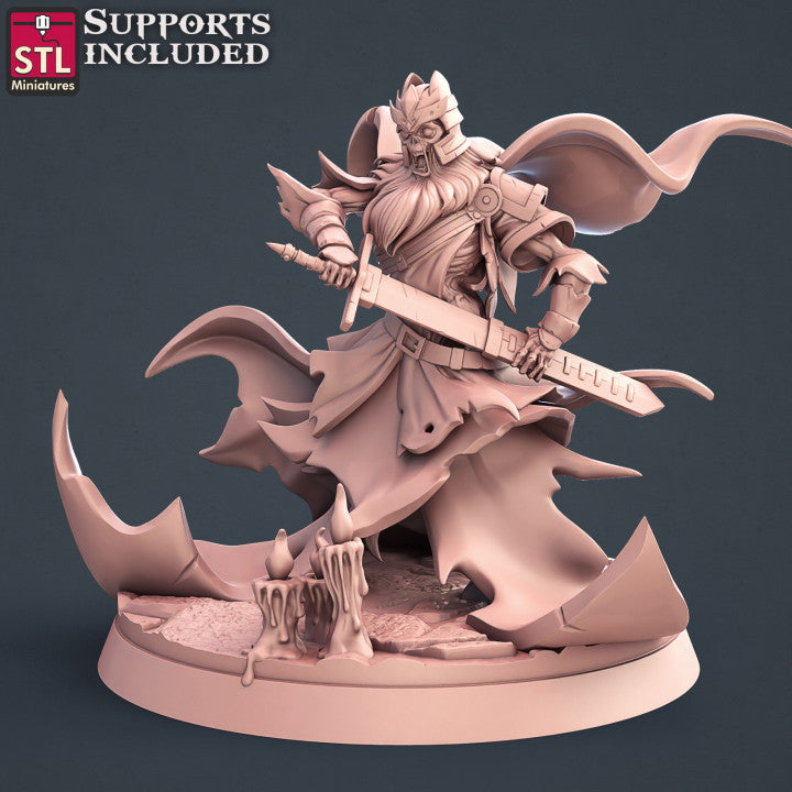 Dungeons & Dragons - STL Miniatures - Graveyard Set