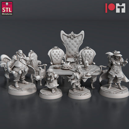 Dungeons & Dragons - STL Miniatures - Guild Masters Set