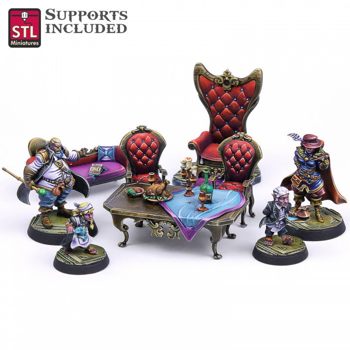 Dungeons & Dragons - STL Miniatures - Guild Masters Set