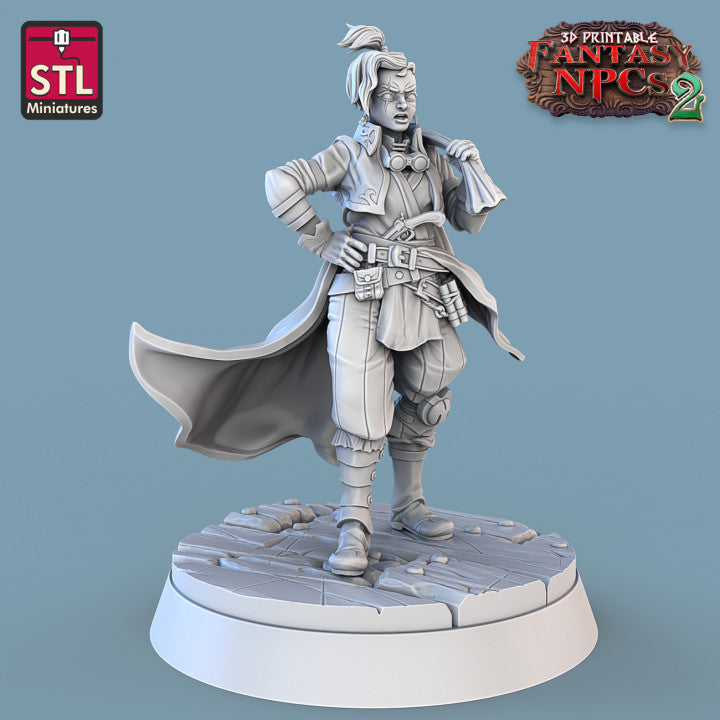 Dungeons & Dragons - STL Miniatures - Gunpowder Vendors Set