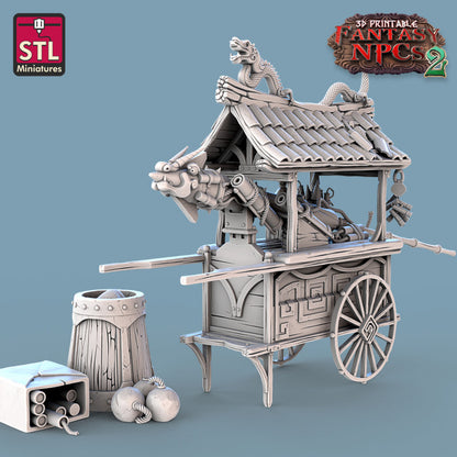 Dungeons & Dragons - STL Miniatures - Gunpowder Vendors Set