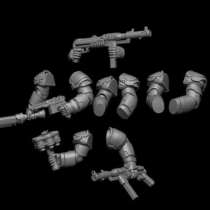 Wargames - Stationforge - GrimGuard - Delta Squad (5 Figurer)
