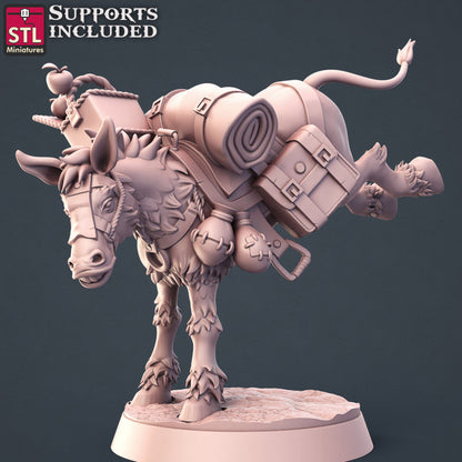 Dungeons & Dragons - STL Miniatures - Horse Trainer Set