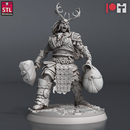 Dungeons & Dragons - STL Miniatures - Frost Giant Set (3 Figurer)