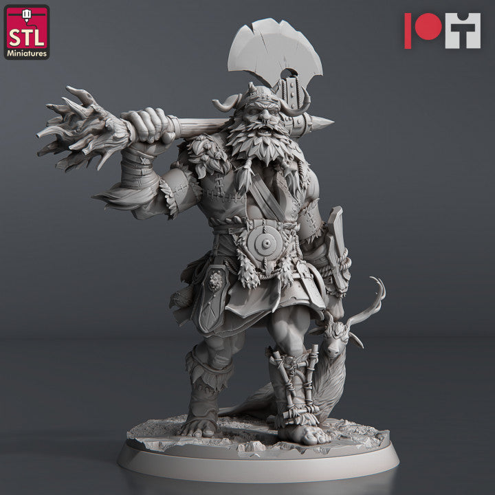 Dungeons & Dragons - STL Miniatures - Frost Giant Set (3 Figurer)