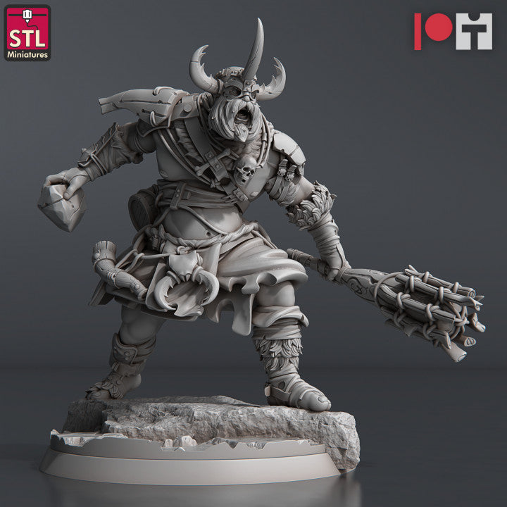Dungeons & Dragons - STL Miniatures - Frost Giant Set (3 Figurer)