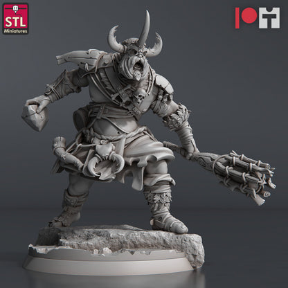 Dungeons & Dragons - STL Miniatures - Frost Giant Set (3 Figurer)