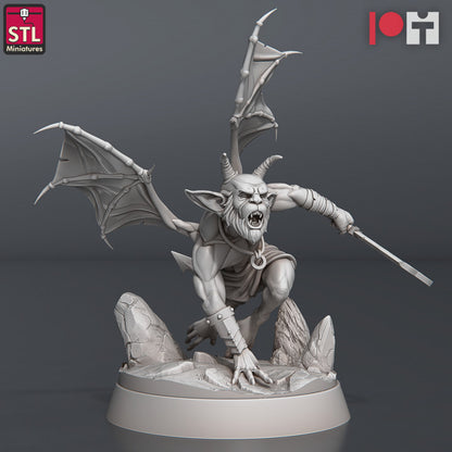 Dungeons & Dragons - STL Miniatures - Demons Set (7 Figurer)