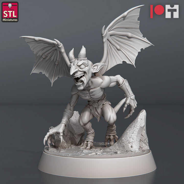 Dungeons & Dragons - STL Miniatures - Demons Set (7 Figurer)