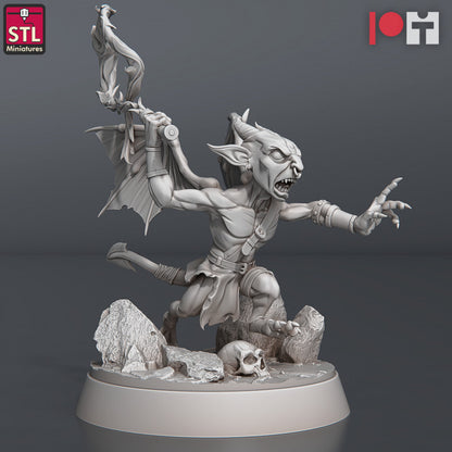 Dungeons & Dragons - STL Miniatures - Demons Set (7 Figurer)