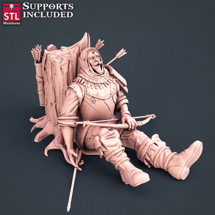 Dungeons & Dragons - STL Miniatures - Injured Villagers Set (5 Figurer)