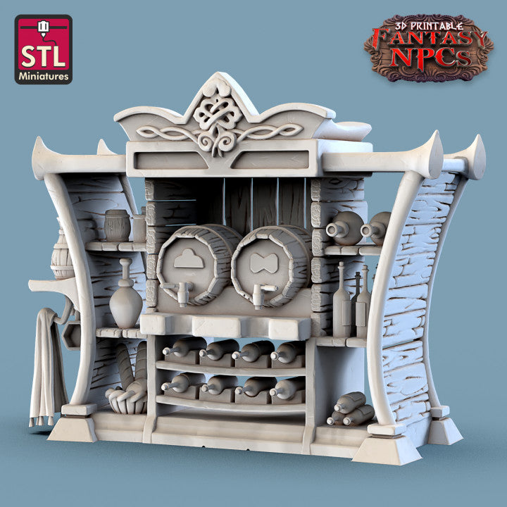 Dungeons & Dragons - STL Miniatures - Inn Set