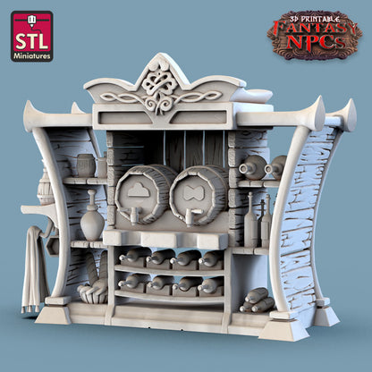 Dungeons & Dragons - STL Miniatures - Inn Set