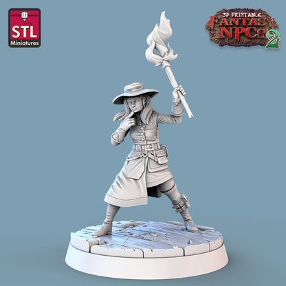 Dungeons & Dragons - STL Miniatures - Investigator Set