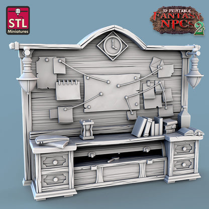 Dungeons & Dragons - STL Miniatures - Investigator Set