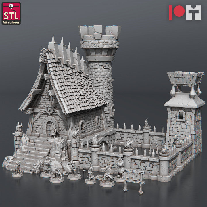 Dungeons & Dragons - STL Miniatures - Jail Set