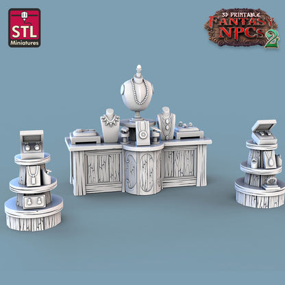 Dungeons & Dragons - STL Miniatures - Jewelers Set