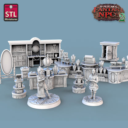 Dungeons & Dragons - STL Miniatures - Jewelers Set