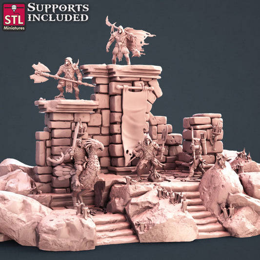 Dungeons & Dragons - STL Miniatures - Kenkus Set