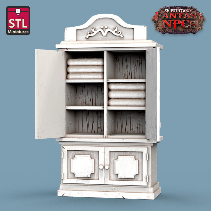 Dungeons & Dragons - STL Miniatures - Laundry Set