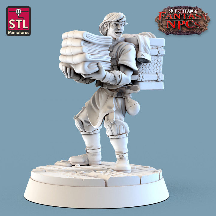 Dungeons & Dragons - STL Miniatures - Laundry Set