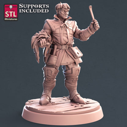 Dungeons & Dragons - STL Miniatures - Leather Worker Set
