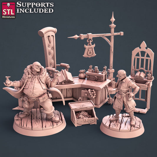 Dungeons & Dragons - STL Miniatures - Lender Set