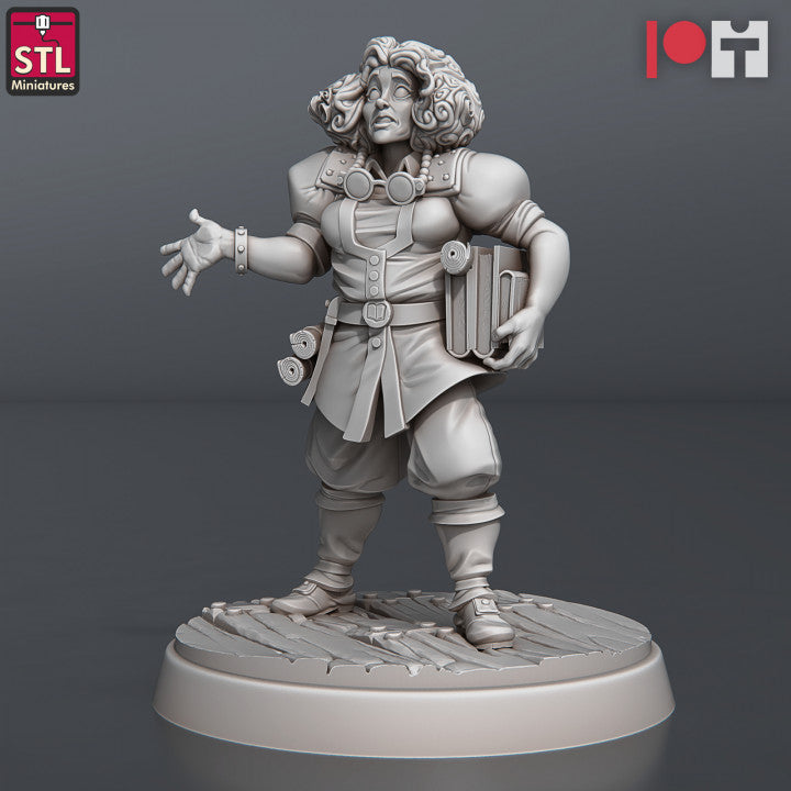 Dungeons & Dragons - STL Miniatures - Librarian Set