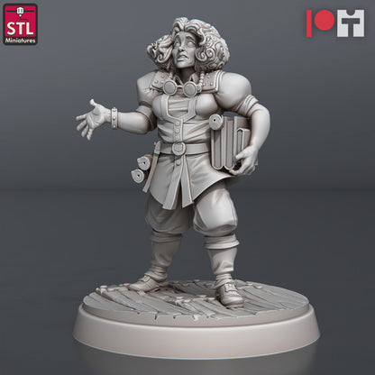 Dungeons & Dragons - STL Miniatures - Librarian Set