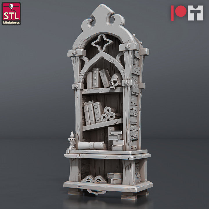 Dungeons & Dragons - STL Miniatures - Librarian Set