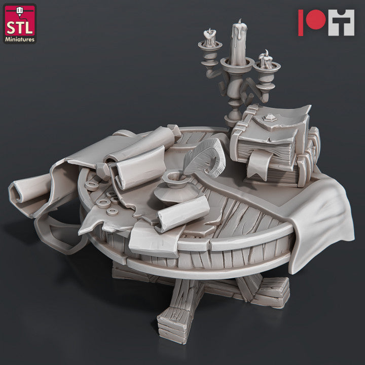 Dungeons & Dragons - STL Miniatures - Librarian Set