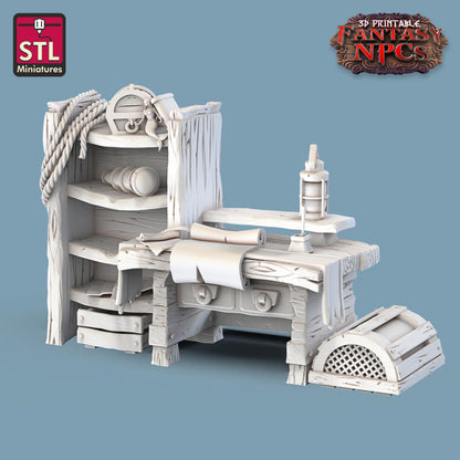 Dungeons & Dragons - STL Miniatures - Lighthouse Keeper Set