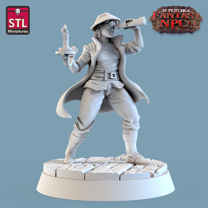 Dungeons & Dragons - STL Miniatures - Lighthouse Keeper Set