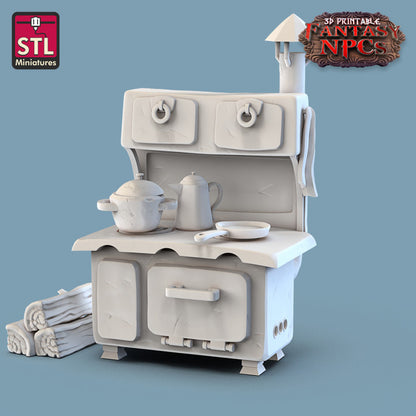 Dungeons & Dragons - STL Miniatures - Lighthouse Keeper Set