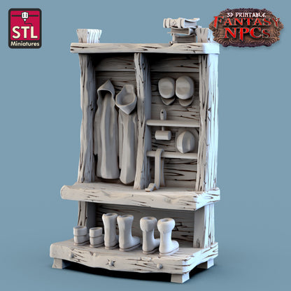 Dungeons & Dragons - STL Miniatures - Lighthouse Keeper Set