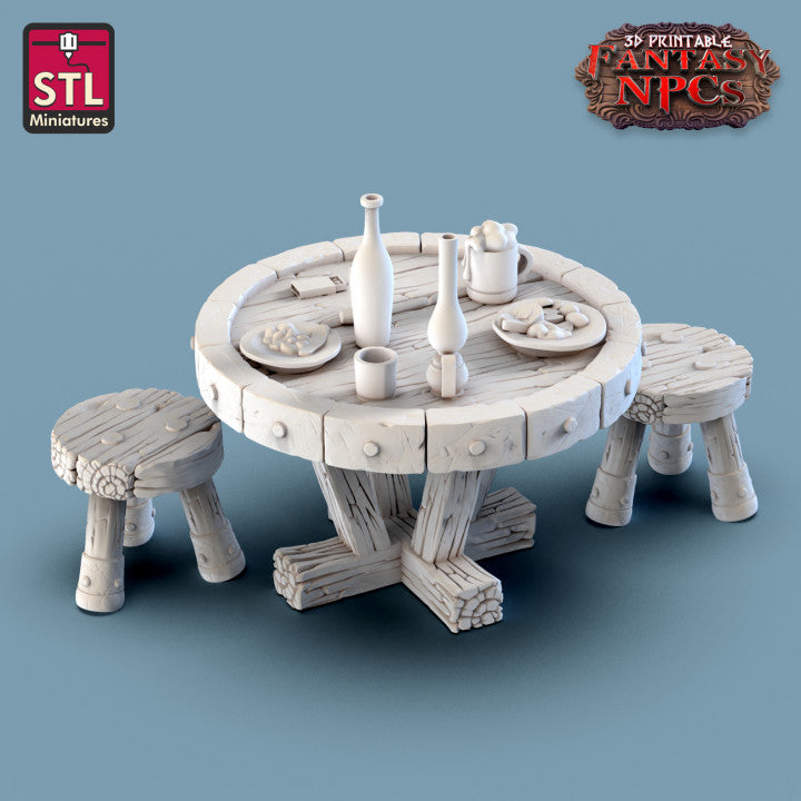 Dungeons & Dragons - STL Miniatures - Lighthouse Keeper Set