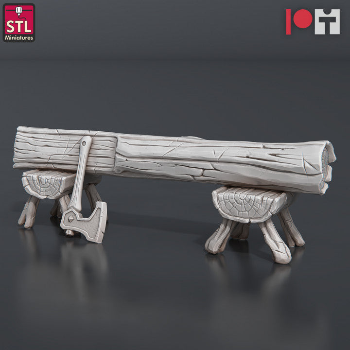 Dungeons & Dragons - STL Miniatures - Lumberjack Set