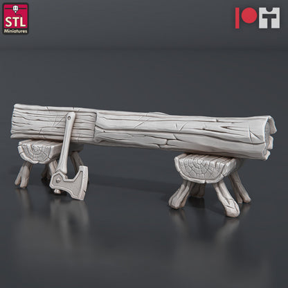 Dungeons & Dragons - STL Miniatures - Lumberjack Set