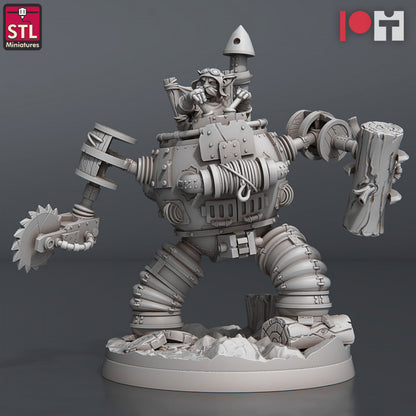 Dungeons & Dragons - STL Miniatures - Lumberjack Set