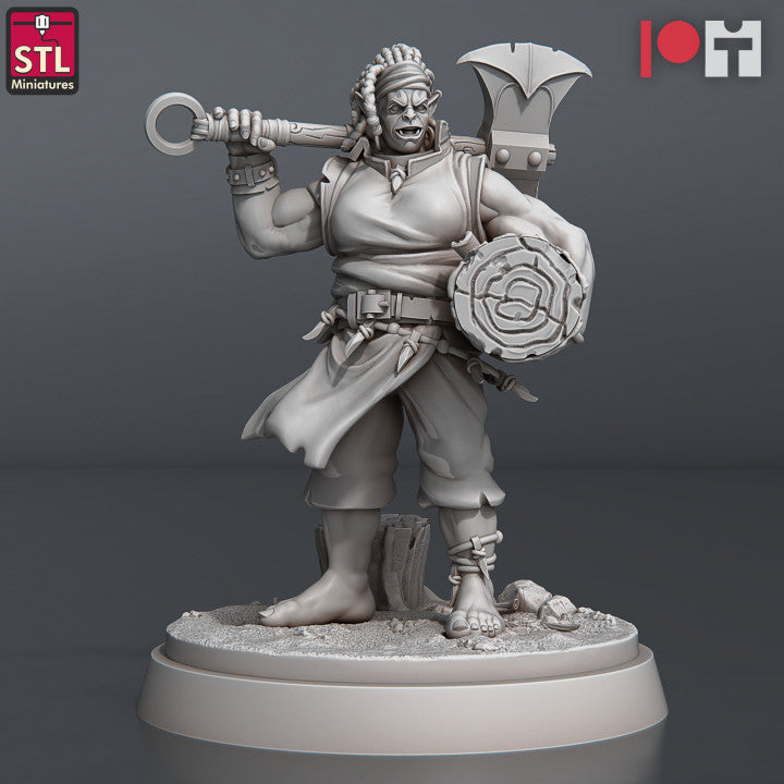 Dungeons & Dragons - STL Miniatures - Lumberjack Set