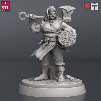 Dungeons & Dragons - STL Miniatures - Lumberjack Set