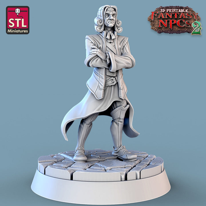 Dungeons & Dragons - STL Miniatures - Magistrate Set