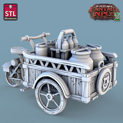 Dungeons & Dragons - STL Miniatures - Milk Man Set