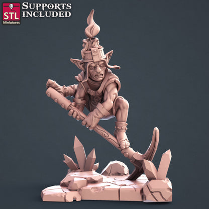 Dungeons & Dragons - STL Miniatures - Miners Set